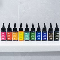 SOOP 40g 입욕제색소 화장품색소 수용성색소 mp비누색소 배쓰밤컬러 버블바색소 향수색소, 빨강+노랑+파랑