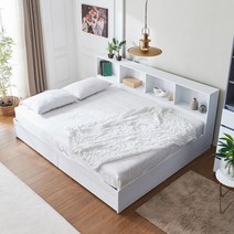 스스디 비비드 USB 책장형 수납침대 퀸(Q)프레임, 단품