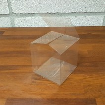 나이스팩 정사각형 PET 투명박스 10.5cm x 10.5cm 25장