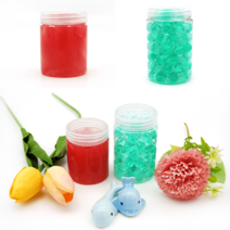 납작 플라스틱 액세서리 슬라임 비즈 구슬 소분보관함, 7cm - 250ml