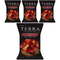 테라칩스 리얼 베지터블 칩 스위트 & 비트 노 솔트 애디드, 170g, 4개