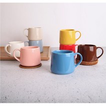 카페 스타 머그컵 커피잔 머그잔 블루보틀st 8color, 소, 다크브라운