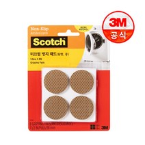 스카치™ 미끄럼 방지 패드 (원형 중) 1개/3개 (택1), 1개