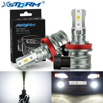 XSTORMH8 H11 LED 헤드라이트 전구 Canbus H16 JP 9005 HB3 9006 HB4 자동 안개등 CSP 자동차 운전 램프 12V 6500K 백색, 6500K White_CHINA | H16 (JP)