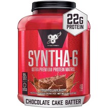 BSN 신타6 단백질 파우더 SYNTHA6 웨이프로틴 바닐라아이스크림맛 1.32kg 28회분, 48 Servings + 초콜릿 땅콩 버터, 1개