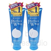 센카 퍼펙트 휩 페이셜 워시 대용량 클렌징 폼, 150g, 2개