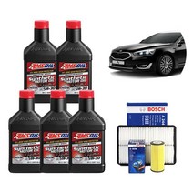 [암스오일] K7 (더뉴K7포함) 합성엔진오일 패키지 세트 2.4 가솔린, 1개