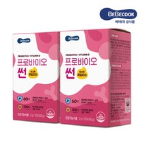 [베베쿡] 프로바이오 썬 2BOX(60포), 60g, 1세트