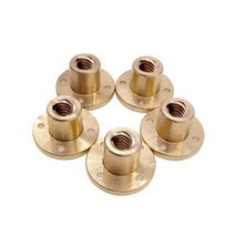 3D프린터 T10 리드 스크류 너트 피치 2mm 황동 CNC 부품 3D 프린터 액세서리 1 개, Pitch 2mm Lead 8mm