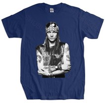 남성용 새로운 t 셔츠 블랙 탑 axl 장미 총 n39 roses gnr vtg 레트로 그래픽 헤비메탈 면 티셔츠 소년용