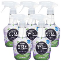 [살균 99.9%] 샤프란케어 꽃담초 섬유탈취제 자스민꽃향 용기 400ml, 5개