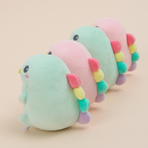 흔들면 LED 불빛 뿜뿜 깜찍 귀여운 말랑 모찌 스트레스볼 인형, 물개