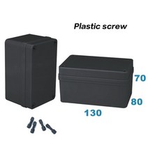 탄통 탄피통 탄약통 캔통 공구통 연장통 위험물보관함 새로운 플라스틱 나사 블랙 박스, 70-80-130