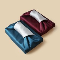 [한국도자기리빙] 한국도자기 은수저 예단포장 (양면 실크 보자기), 1개, 02_그린