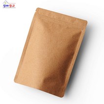 스탠딩 지퍼백 크라프트 은박 강화코팅 파우치 100p 원두포장 크라프트봉투 크라프트포장 커피소분 커피봉투 원두봉투 대형지퍼백 중형지퍼백 선물포장 은박봉투, 우리지퍼백 (은박코팅 대 100p)