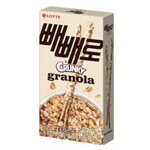 빼빼로 크런키 그래놀라 10개 토핑 초코 막대과자 빼빼로데이 선물 행사 PEPERO