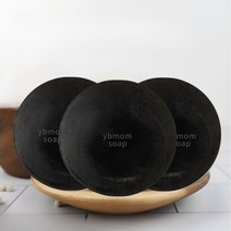 블랙헤드 천연 숯비누 세안 세수비누, 3개, 100g