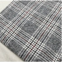 울 -하운드 체크(0107-5) 울혼방원단 두껍지않은 간절기쟈켓 만들기재료 체크무늬