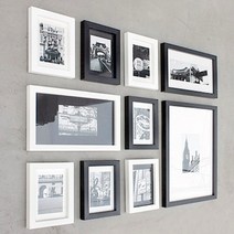 포토월 갤러리프레임 10P세트 소호15화이트