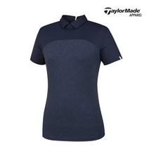 [테일러메이드]여성 절개 배색 카라 반팔티셔츠 TWTYK6908-915