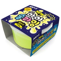 아모스 아이슬라임 300g 600g 슬라임 베이스 (+액티 120ml 증정), 야광노랑[액티 120ml 증정]