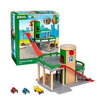 BRIO 33204 World Parking Garage for Kids Age 3 Years Up - Compatible with all Railway Sets & Accesso