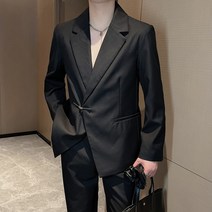 가을 잉글리쉬 빈티지 고급스러움금속버튼디자인정장세트남캐주얼정장팬츠TZ5-P185