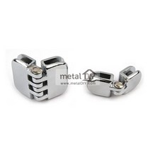 무타공 유리 장식장경첩(5T용) / 피규어 프라모델 가구 진열장 아크릴 케이스 정첩 꺽쇠, 1) 소/5T용(1ea)