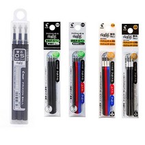Frixion Ball 지워지는 볼펜 프릭션 3색 0.38mm 0.5mm, 리필심 0.38 검정 3P × 2, 1개