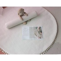 아기방꾸미기 폼폼 원형러그 아이방매트