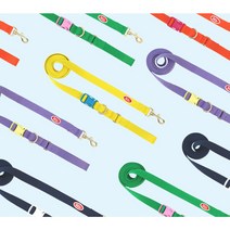 아스터슈 컴피리쉬 1.5M/2.5M 국산 자체제작 강아지 리드줄, 네이비+화이트, 2.5M