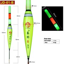 민물전자찌LED 전기 플로트 조명 심해 낚시 태클 바다 보트 배터리 CR425, 06 JD-01-B