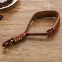 감성스터프 미러리스 카메라 가죽 손목 핸드 스트랩, 브라운, 1개