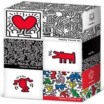 한예지 키스해링 오리지날 미니 미용티슈(정사각) 250매*6입*1pack