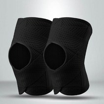 디모어 4세대 기능성 압박 무릎보호대 양쪽 2개 세트, 블랙