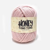 니뜨 허니통통실(100g) /뜨개실무료도안증정 니뜨털실 뜨개질실 손가방소품실 가방뜨기 러그뜨기 젤리얀킹 허니통통, 110_베이비핑크