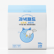 위아독 강아지 배변훈련용 과녁패드 소형 100매, 100매입, 1팩