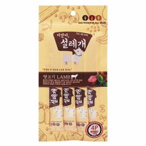 설레개 기능성 강아지 츄르 양고기 관절건강 수분보충 파우치 간식 15gx4p