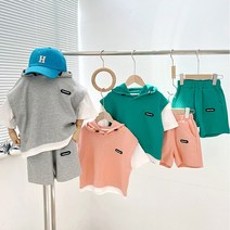 일상 레이어드후드 상하세트 아동복 아동상하복 여아상하복 남아상하복 남아옷 여아옷 남아의류 아동여름옷 유아동복 유아상하복
