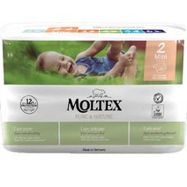 [쿠팡수입] 몰텍스 퓨어앤네이쳐 밴드형 기저귀 유아용 Maxi 4단계(7~18kg), 116매