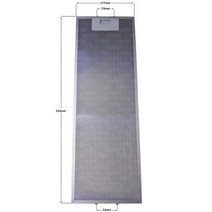 배기후드 교체 수리 533x177mm 쿠커 후드 금속 그리스 필터-481248058305 범위 필터 Whirlpool Elica OZBA