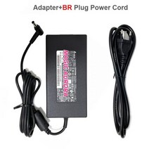 msi gf63 씬 시리즈 ms-16r5 전원 공급 장치용 델타 20v 6a 4.5x3.0mm 노트북 어댑터용 정품 adp-120vh d 120w 충전기, 06 With BR Power Cord