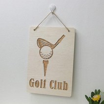 dc034-우드행잉액자_골프클럽