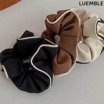 네다넬 곱창 밴드 머리 헤어슈슈 악세사리 스크런치 똥머리 트위스트 포인트 배색 헤어 끈