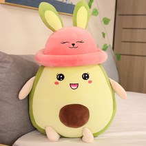 인플루언서 피규어 장난감 투인원 쿠션 도매 과일인형, C03-100CM, T01-변신 아보카도