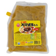 오뚜기 오쉐프 겨자냉채소스 1kg, 상세페이지 참조