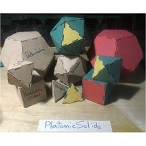 다면체18종키트(칼라MDF)