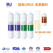 청호나이스 CHP-3720S CHP-3720S호환 교체 정수기 필터, 1개, 선택A 1년구성5개