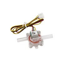 유량계 홀타입 유량 센서 스위치 계수기 유체 측정기 0.01 ~ 0.1/m3/h 입력 전압 DC5 24V, 한개옵션0