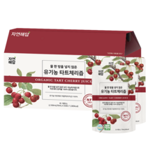 자연해답 유기농 타트체리 주스 NFC 착즙 원액 70mL x 30포, 2100ml, 3개